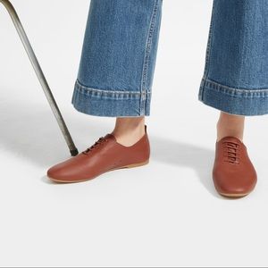 EUC Everlane Lace Up Flat size 10